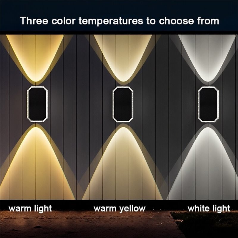 LUXSOLIS Solar Fence Lights