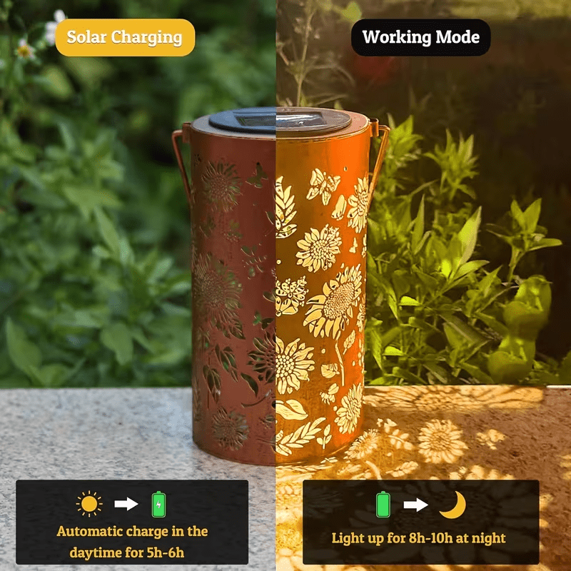 RADIORA Atmospheric Solar Garden Lantern