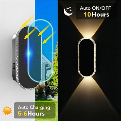 LUXSOLIS Solar Fence Lights