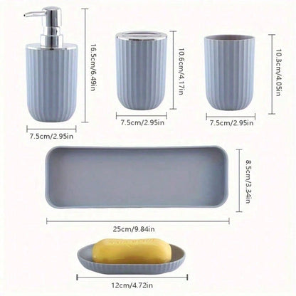 CERAVIA White Bathroom Set
