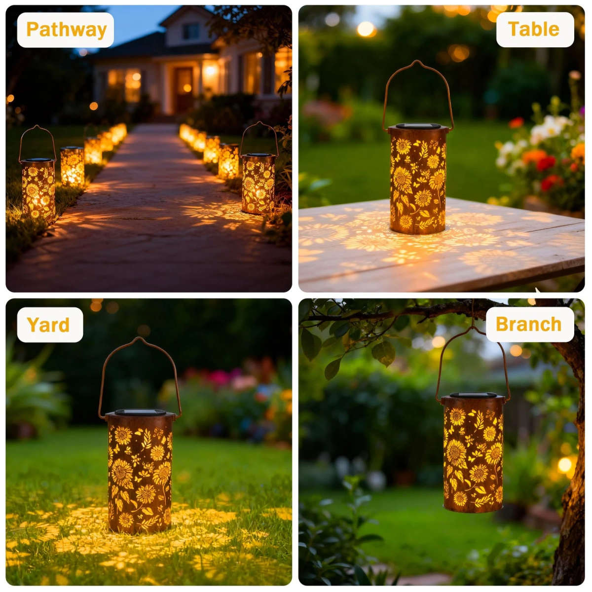 RADIORA Atmospheric Solar Garden Lantern