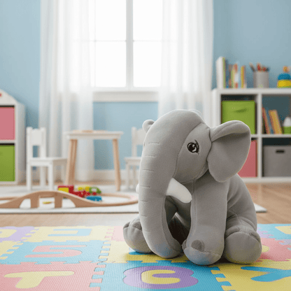 SnuggleTrunk Cuddle Buddy Plush Elephant