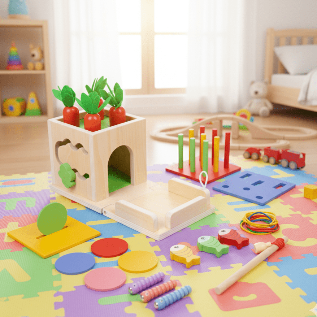 ActivityCube Montessori Toy Box lifestyle image 1