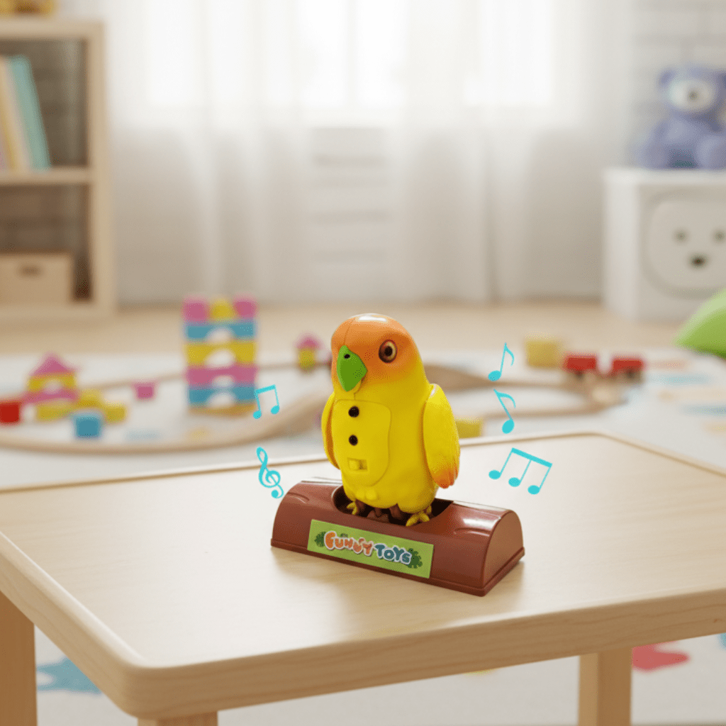 TalkyBird Interactive Talking Parrot lifestyle 1