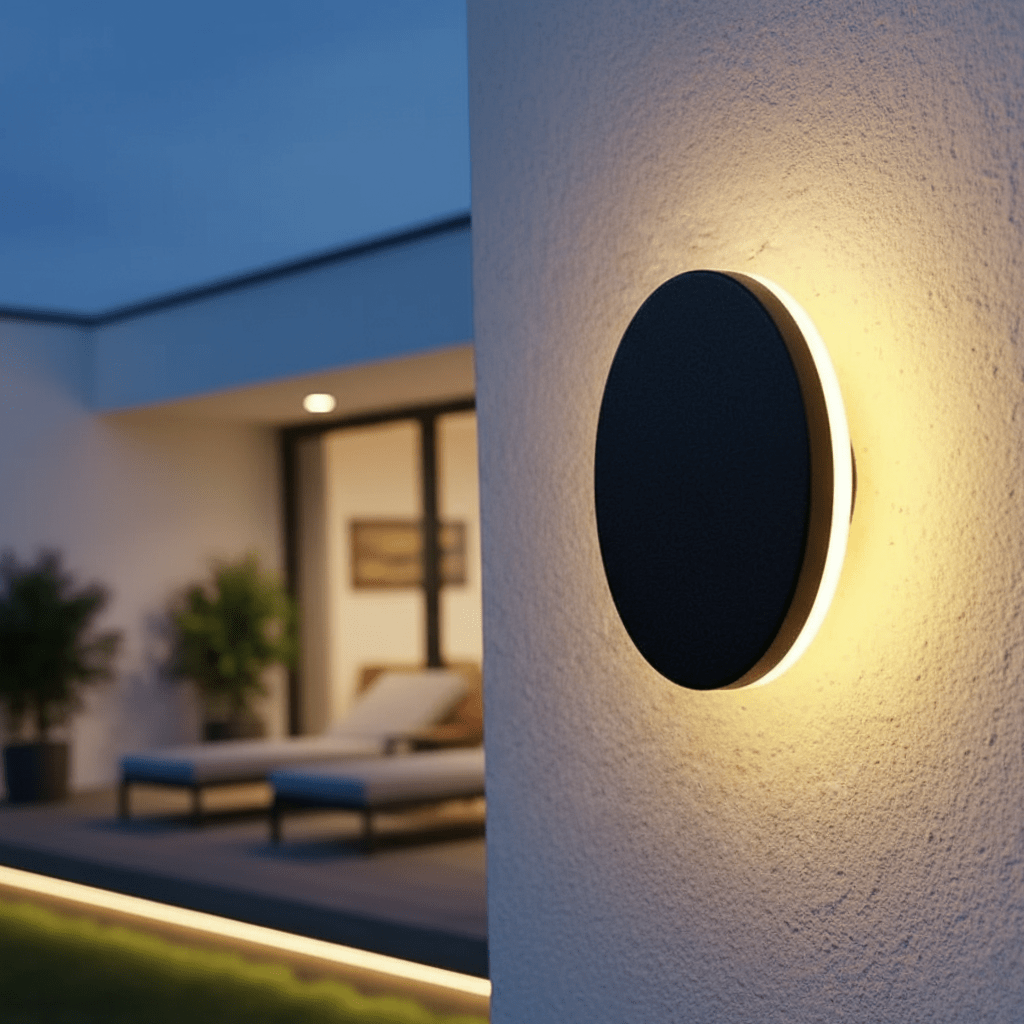 BRILORA Minimalist LED Outdoor Wall Light