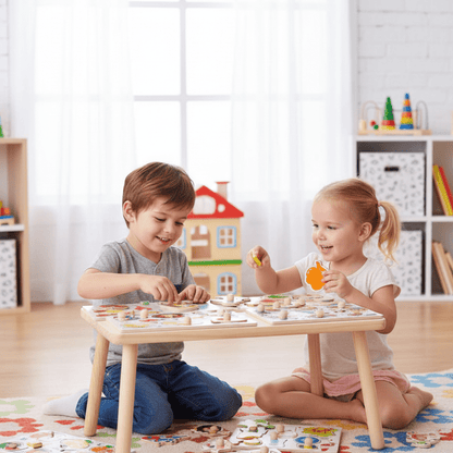 MONTIPUZZ Montessori Educational Wooden Grasping Toy