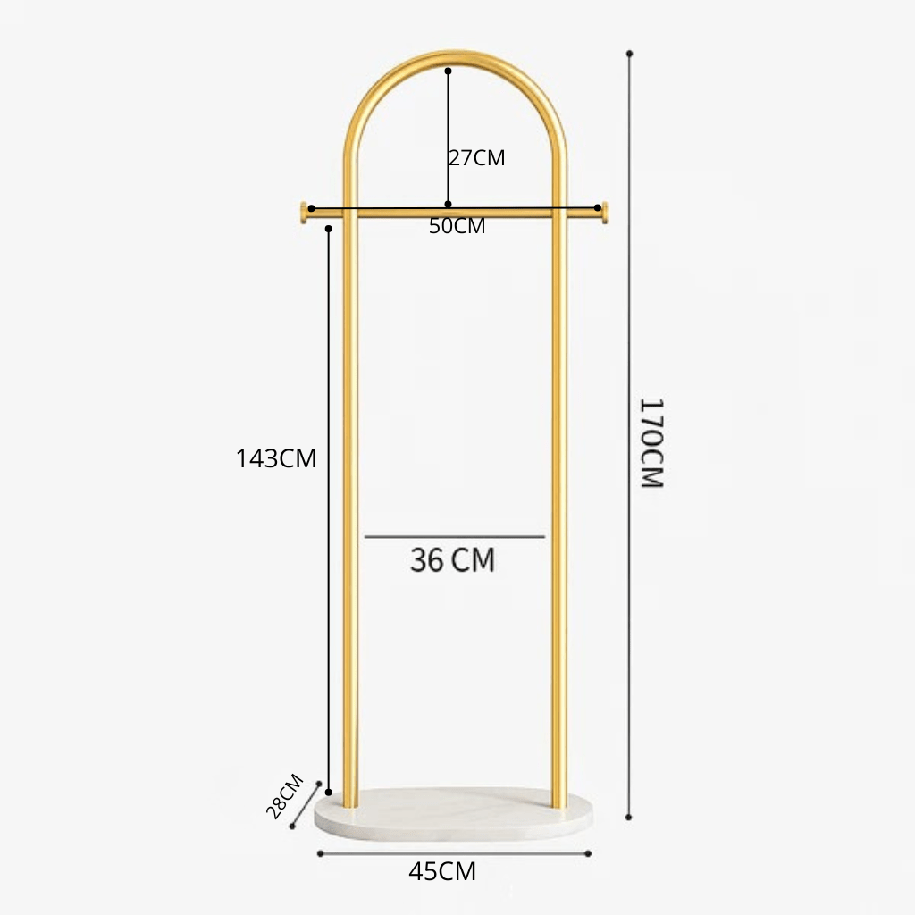 GARMENTARCH Minimalist Freestanding Clothes Rack