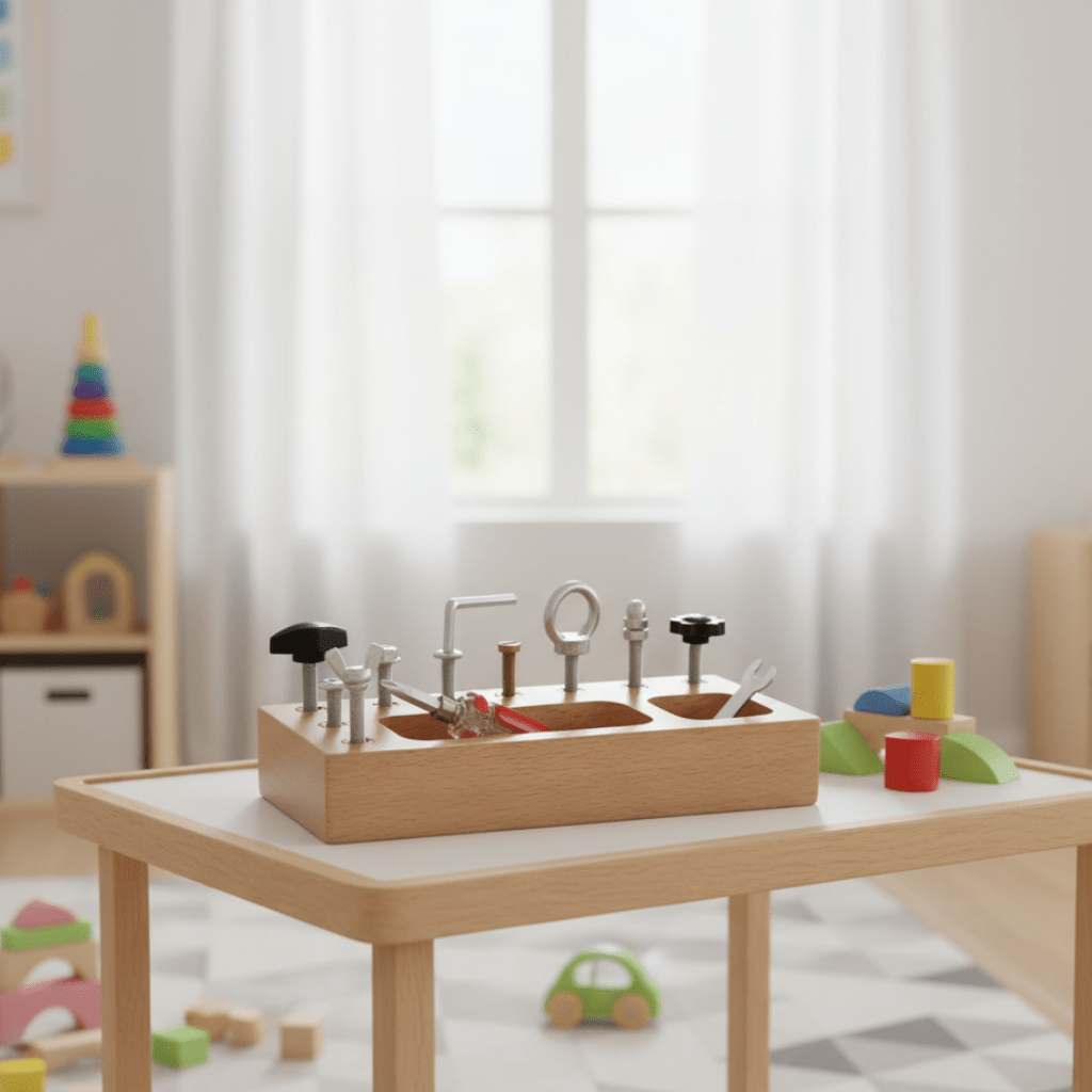 SkillCraft Busy Board Real Tools for Aged 3 and Over