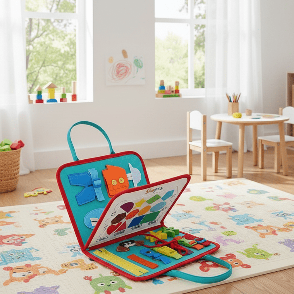 WonderTots Colours Shapes Discovery Book
