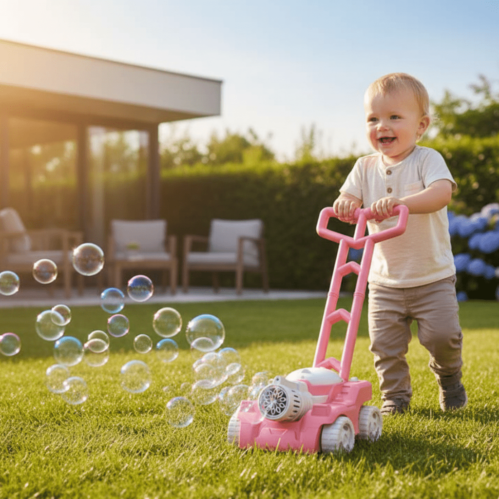 BUBBLEMAKER Soap Bubble Lawnmower