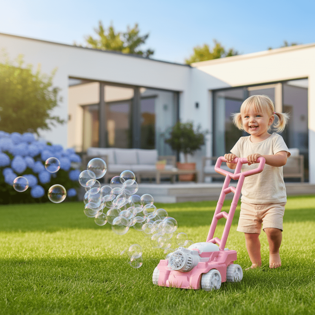 BUBBLEMAKER Soap Bubble Lawnmower