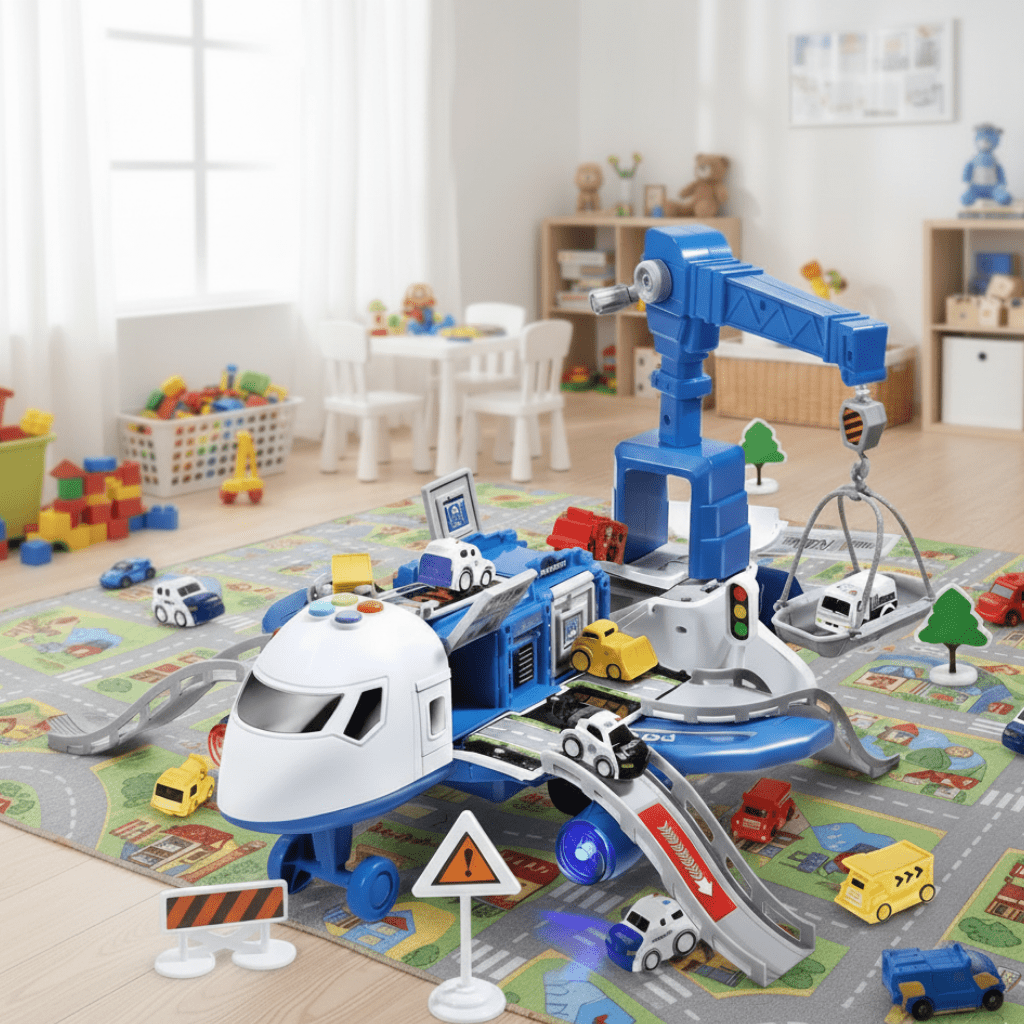 SKYAUDIO Musical Deformation Stretching Airplane Toy