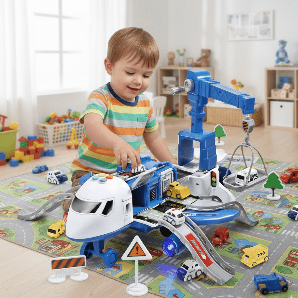 SKYAUDIO Musical Deformation Stretching Airplane Toy
