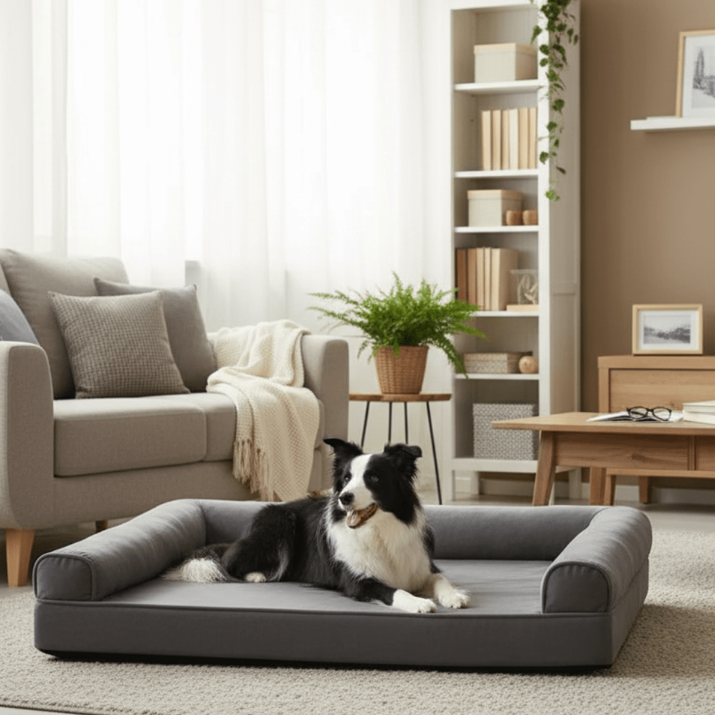 FURSUITE Orthopedic Foam Sponge Couch Bed