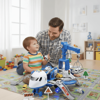 SKYAUDIO Musical Deformation Stretching Airplane Toy
