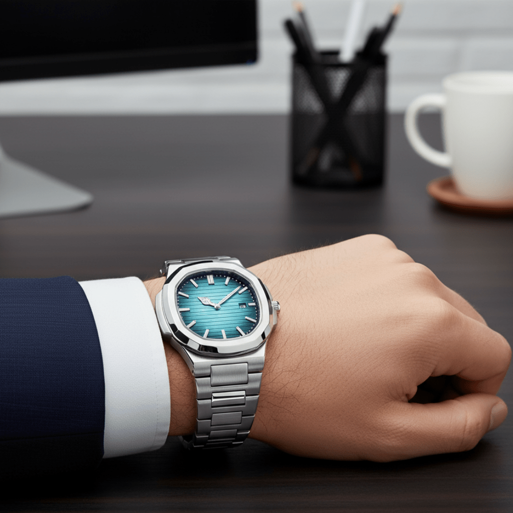 IRONBLOCK Robust Waterproof Military Square Watch