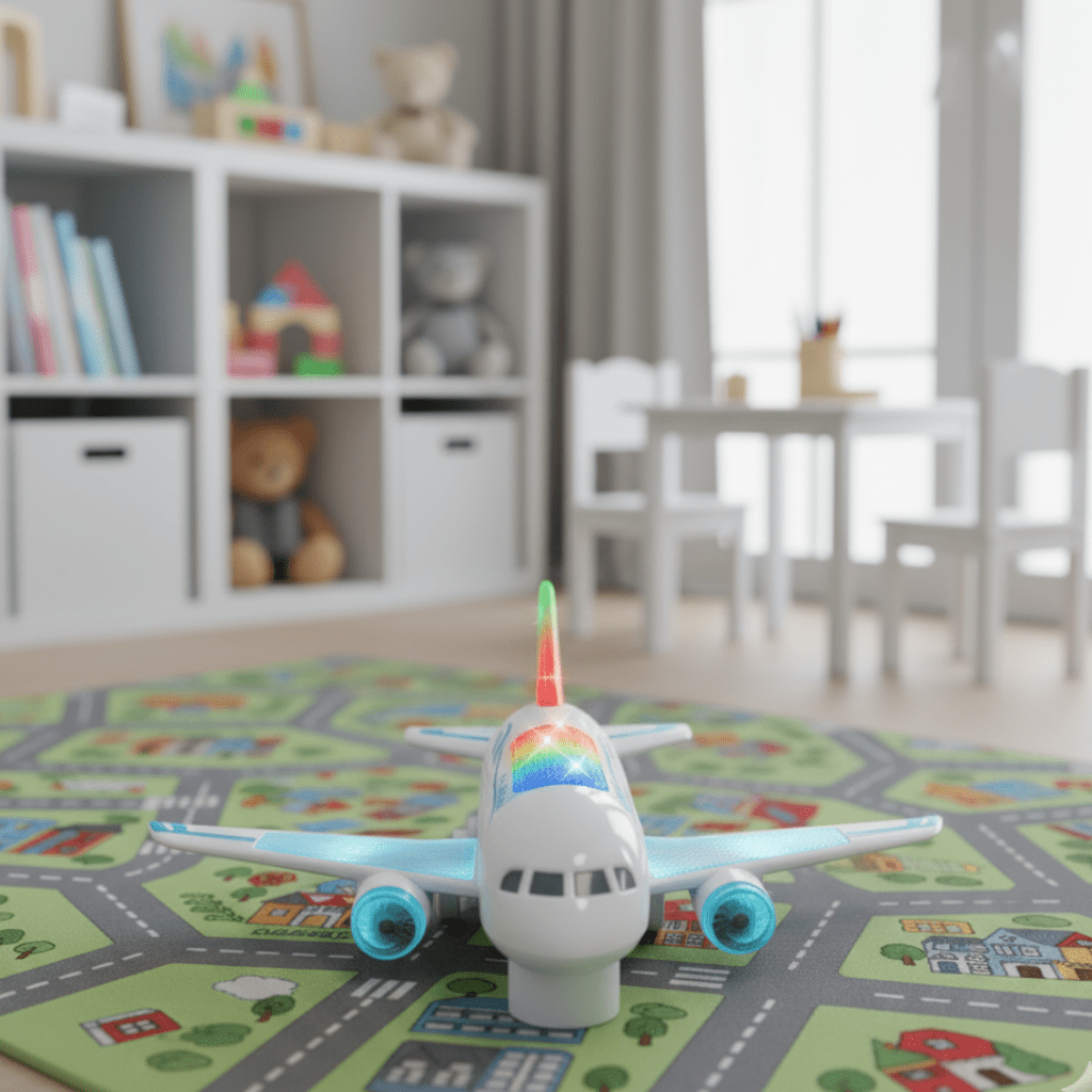 SPINJET LED Electric Airplane Toy