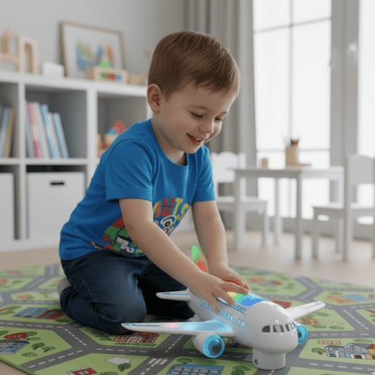 SPINJET LED Electric Airplane Toy