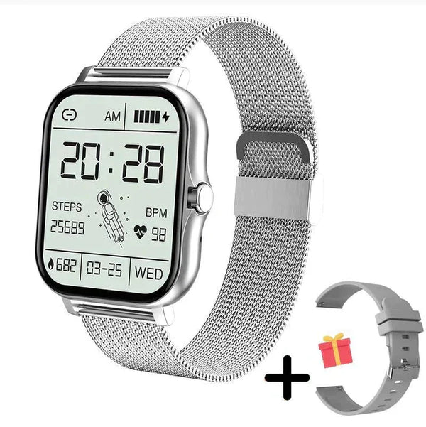 Smartwatch, Fitness Tracker with Heart Rate, Blood Oxygen & Sleep Tracking for iOS & Android