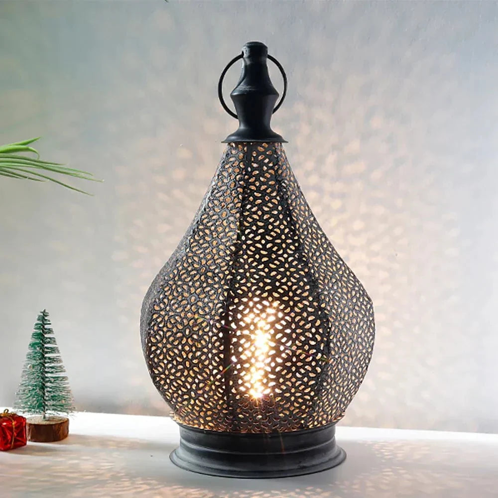BRILLORA Retro Battery-powered Table Lamp