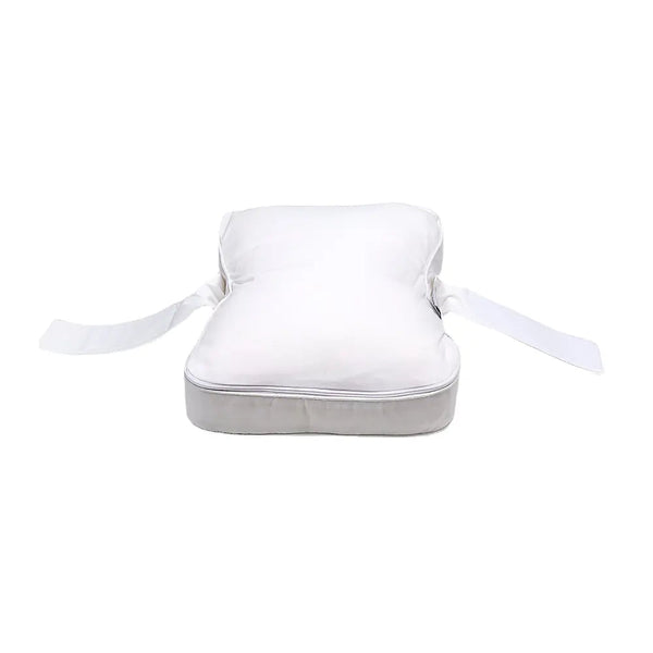 Knee Pillow for Side Sleepers, Memory Foam Leg Pillow with Adjustable Strap & Washable Cover