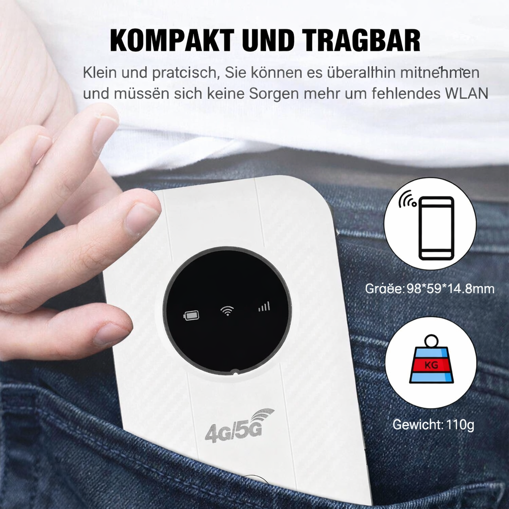 Portable 4G LTE WiFi Hotspot Router