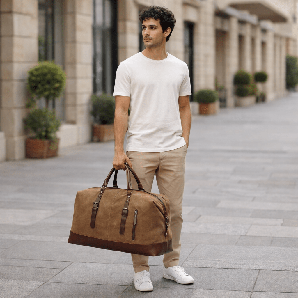 BOLDARA Leather Duffle Bag