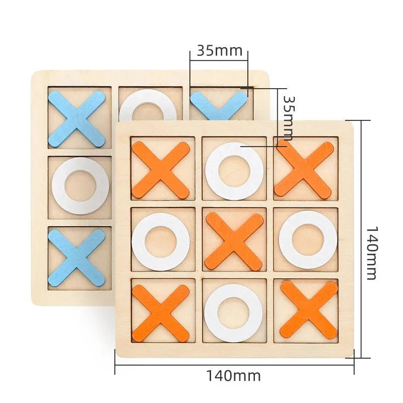 THINKTILES Montessori 3D Chess & Shape Puzzle