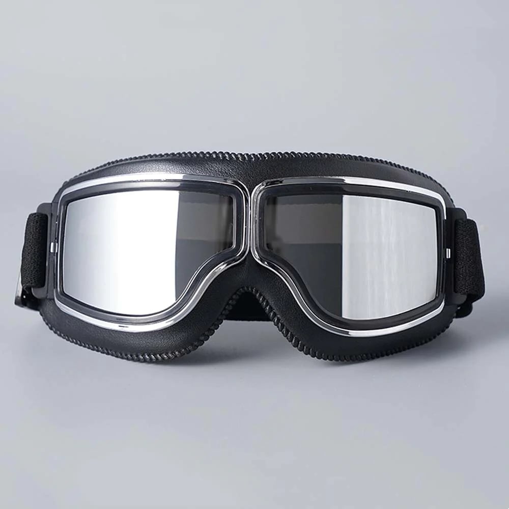 Motorcycle Goggles, UV Protection, Shockproof & Adjustable