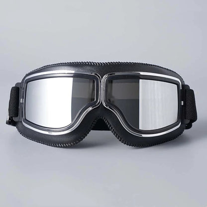 Motorcycle Goggles, UV Protection, Shockproof & Adjustable