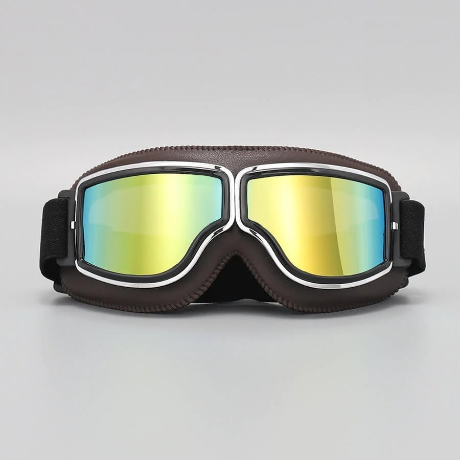 Motorcycle Goggles, UV Protection, Shockproof & Adjustable