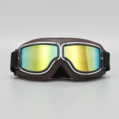 Motorcycle Goggles, UV Protection, Shockproof & Adjustable