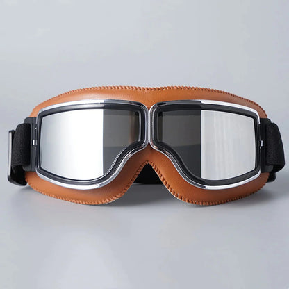 Motorcycle Goggles, UV Protection, Shockproof & Adjustable