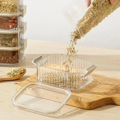 AROMASAFE Stackable Multi-layer Spice Containers