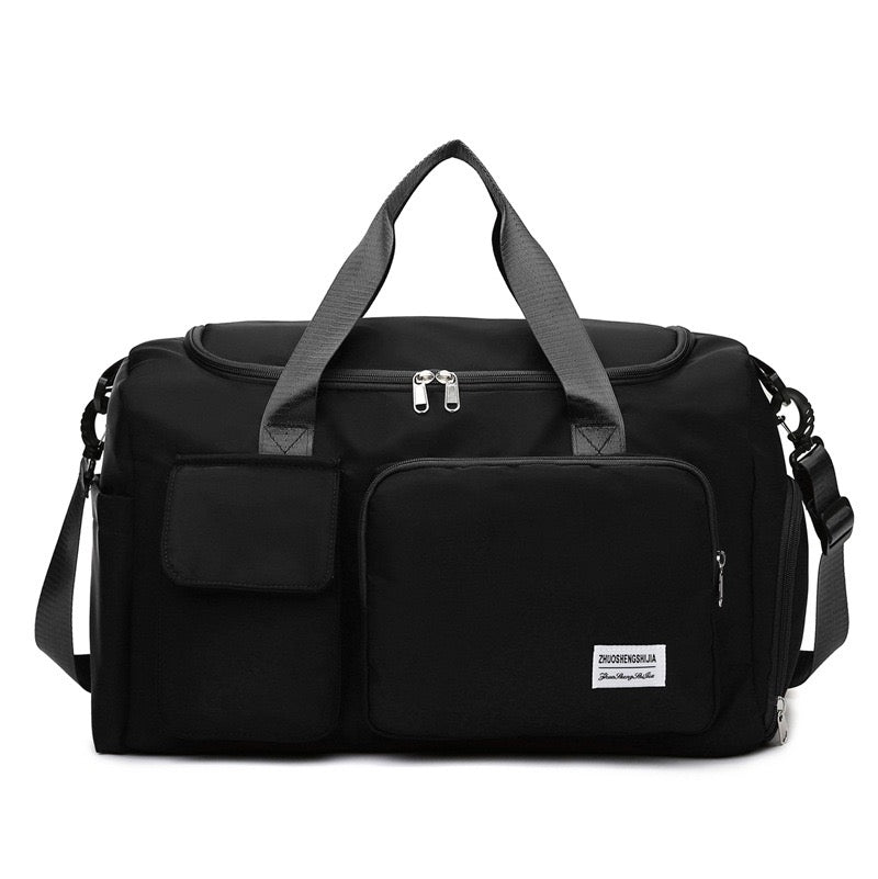 Sports Duffle Travel Bag with Shoe Compartment