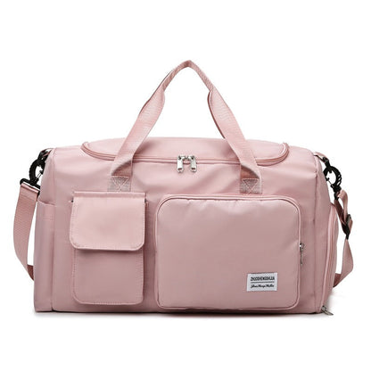 Sports Duffle Travel Bag with Shoe Compartment