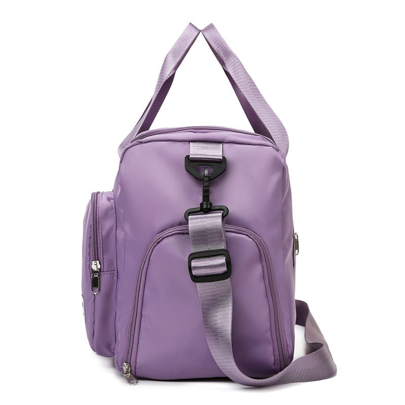 Sports Duffle Travel Bag with Shoe Compartment