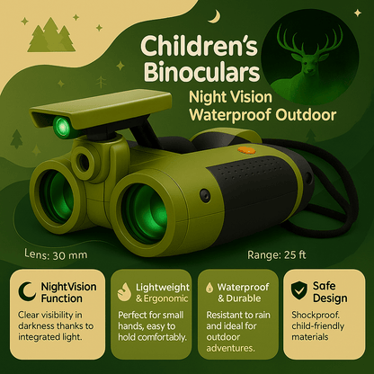 NIGHTPATH Robust Children's Night Vision Binoculars
