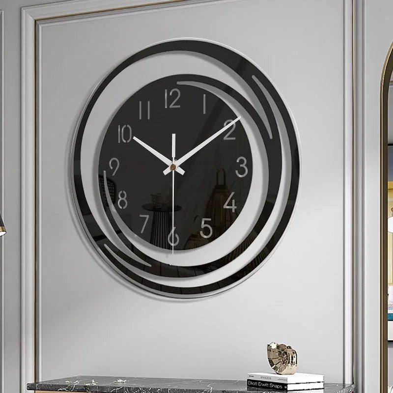 STEALTHICK Black Acrylic Wall Clock