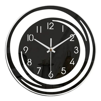 STEALTHICK Black Acrylic Wall Clock