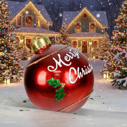 NORTHORB Large Weatherproof Christmas Baubles