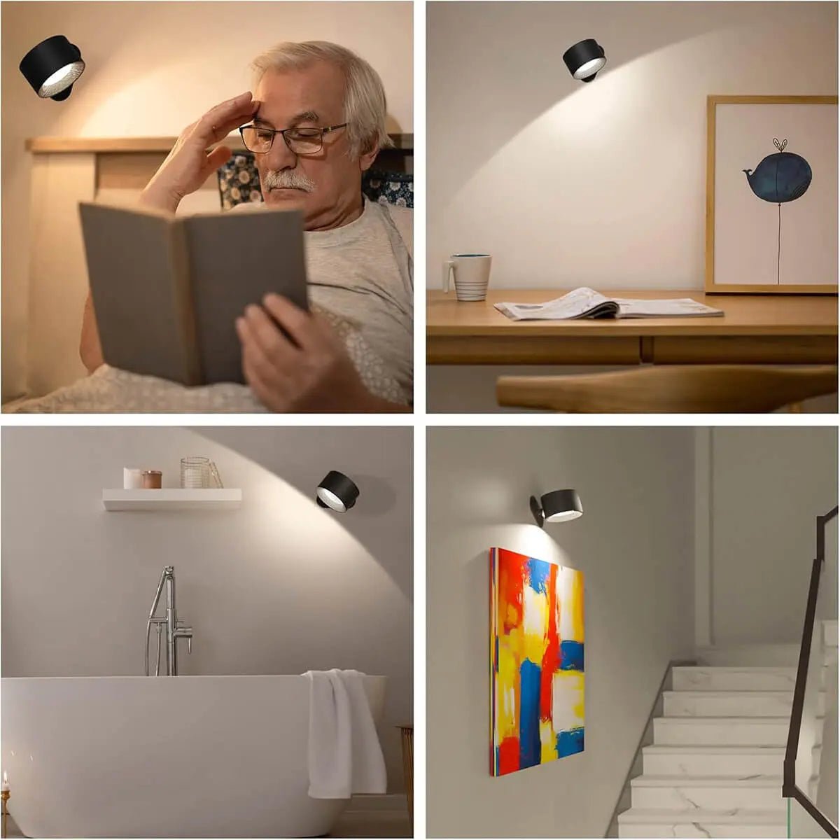 SCANDIGLOW Wireless Nordic Wall Light