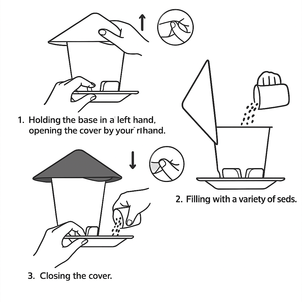 HOLEFEED Automatic Bird Feeder