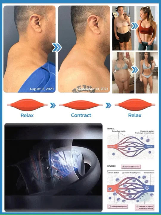 Neck Massager, Cordless Ultrasonic & Vibration Massager for Neck, Shoulders & Body Relaxation
