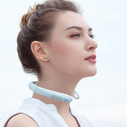 Cordless Neck Massager, Ultrasonic Lymphatic Drainage