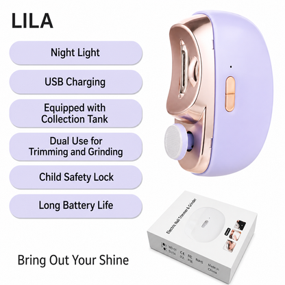 3-in-1 Nail Clipper, Filer & Polisher