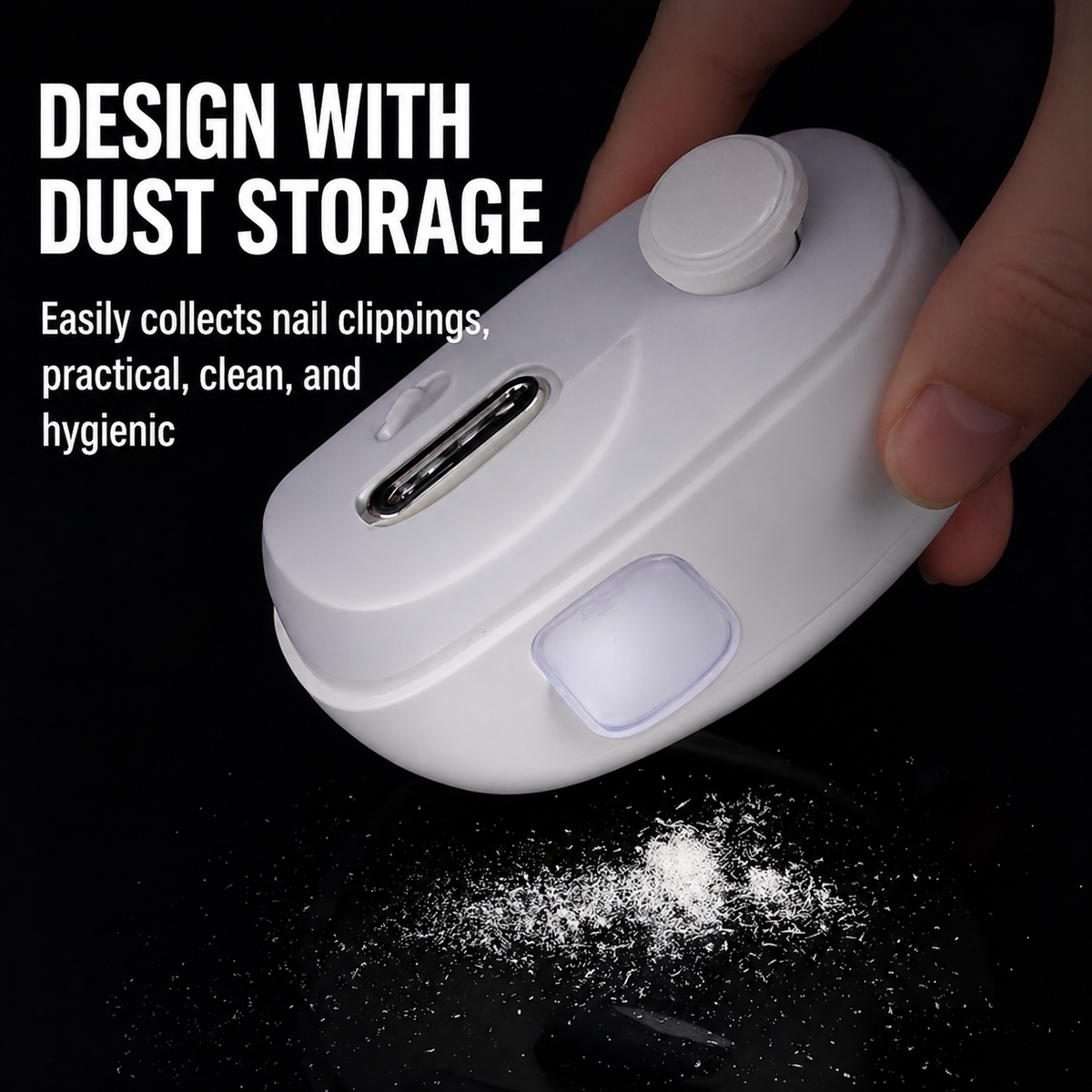 3-in-1 Nail Clipper, Filer & Polisher