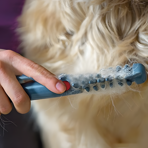 Pet Dematting Tool, Gentle Knot & Tangle Remover Grooming Comb for Dogs & Cats