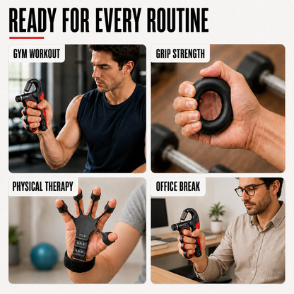 Grippora Adjustable Metal Hand Gripper