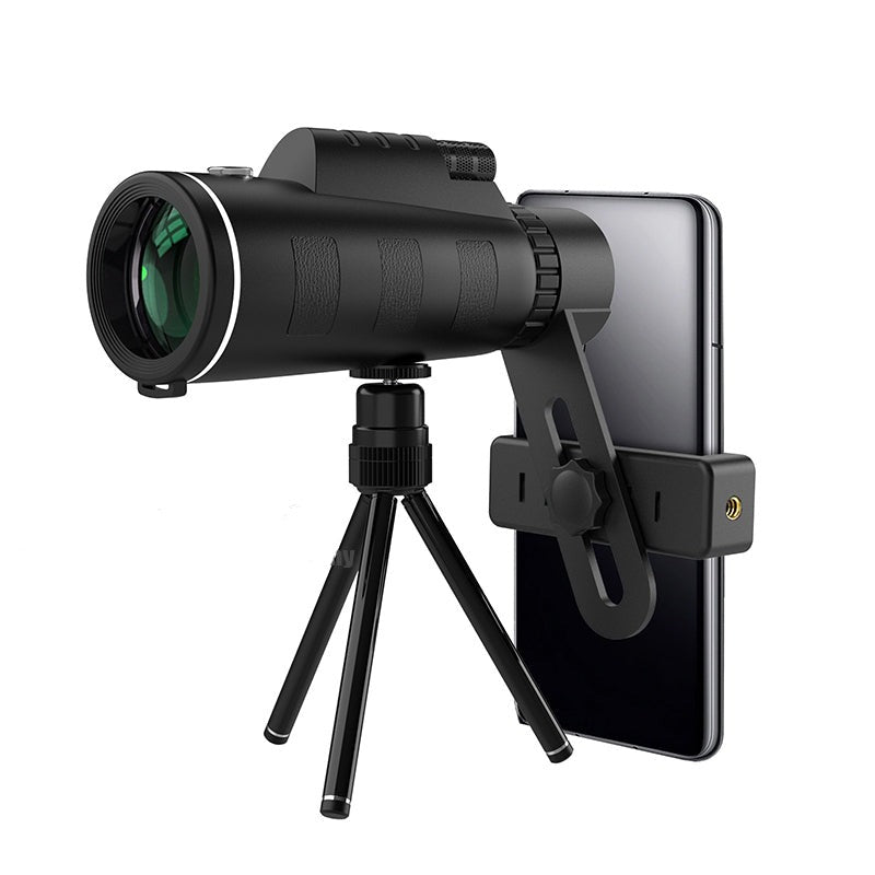 Monocular Telescope with Tripod and Smartphone Mount, HD